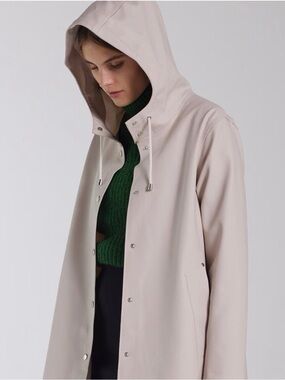 Stutterheim Moseback Raincoat XXS Cream